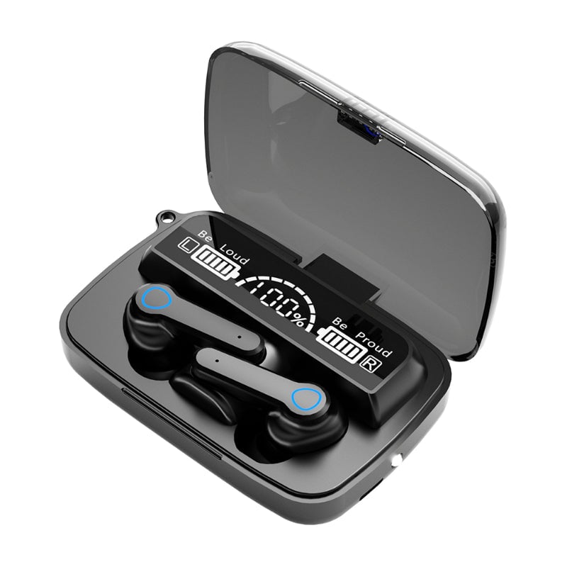 M19 TWS Touch Control Wireless Bluetooth 5.1 Earbuds With Microphone And Flashlight wardrox 