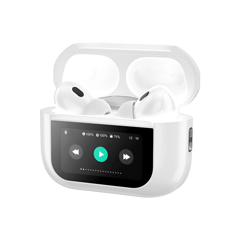 A9 Pro High Quality Sound, ENC Noise Reduction Wireless AirPods With Smart Touch Screen Control - wardrox