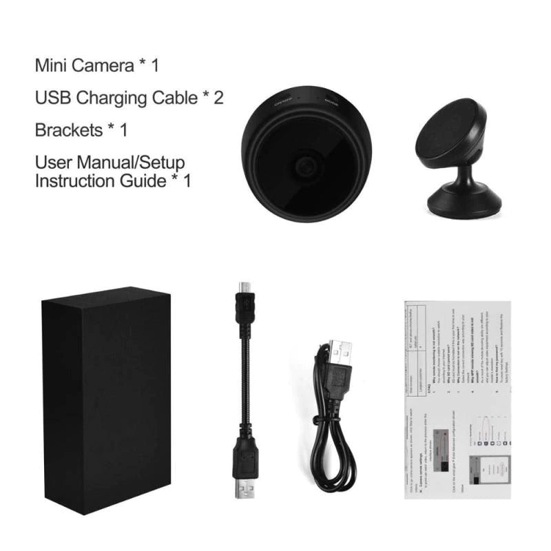 A9 1080P Mini Camera WIFI Smart Wireless Camcorder Home Security P2P Night Vision Motion Detection Cam - wardrox